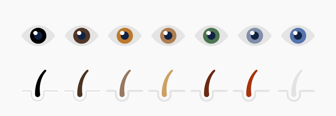 ¿Qué dice tu ADN sobre el color de tus ojos y cabello?